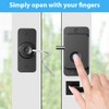 Fridge Lock with Fingerprint, Cabinet Lock Baby, USB Charging, No