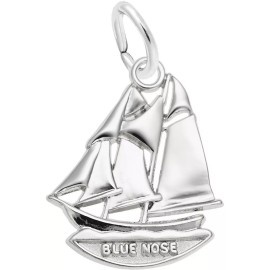 Rembrandt Sterling Silver Blue Nose Nova Scotia Ship Charm by Rembrandt