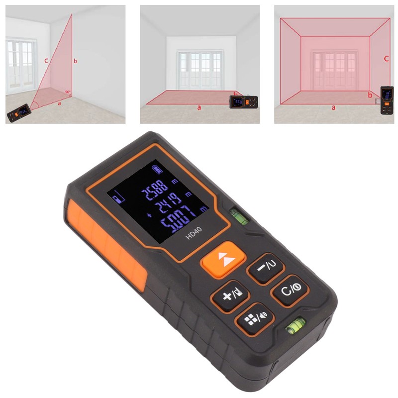 Laser Distance Meter High Accuracy Portable Handheld Rangefinder for Engineering