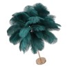 Ostrich Feather Table Lamp Rechargeable Modern Romantic Decoration Lamp Bedroom