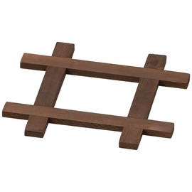 Yamashita Kogei 15036480 Trivet, Color 7.1 x 7.1 inches (18 x 18 cm), Wigatashiki, 7.1 inches (18 cm)