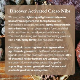 Ora Pure Ceremonial Cacao Granos De Cacao Orgánico Ora 113 G