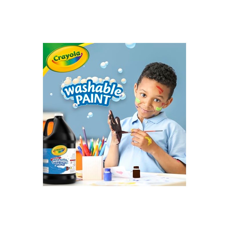 Crayola Pintura lavable número 54-2128-053, GL, Negro