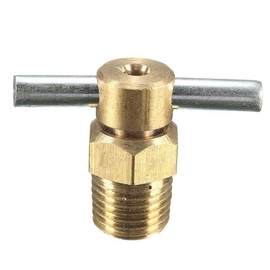 1/4 Inch NPT Brass Air Compressor Drain Valve Male Thread Water Valve for Home Screw Compressor
