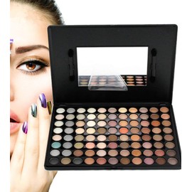 FantasyDay Professional Eyeshadow Palette Make Up Cosmetic Makeup Kit - 88 Colours Highly Pigmented Warm Natural Matt Shimmer Glitter Makeup Eye Shadow Eye Shadow