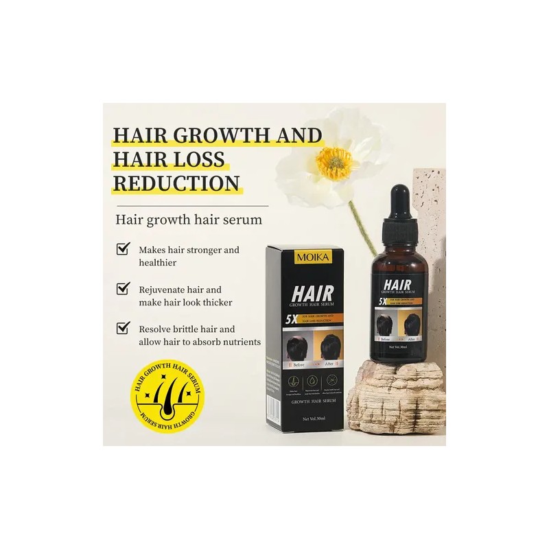 1 Frascos Sérum Crecimiento Cabello