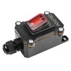 OELFFOW Waterproof On Off Toggle Switch with Red Light Rocker
