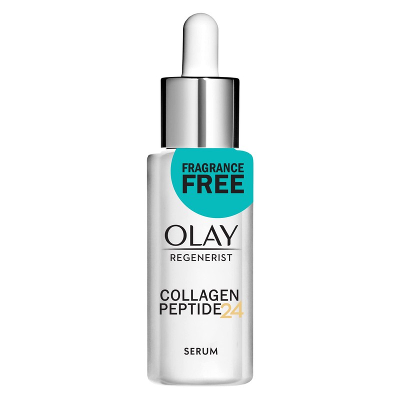 Olay Collagen Peptide Visibly Firming Serum, Fragrance-Free, 1.3 FL OZ
