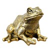 Alfie Francis Gold Frog Ornament Statue Home Shelf Decor Sculpture