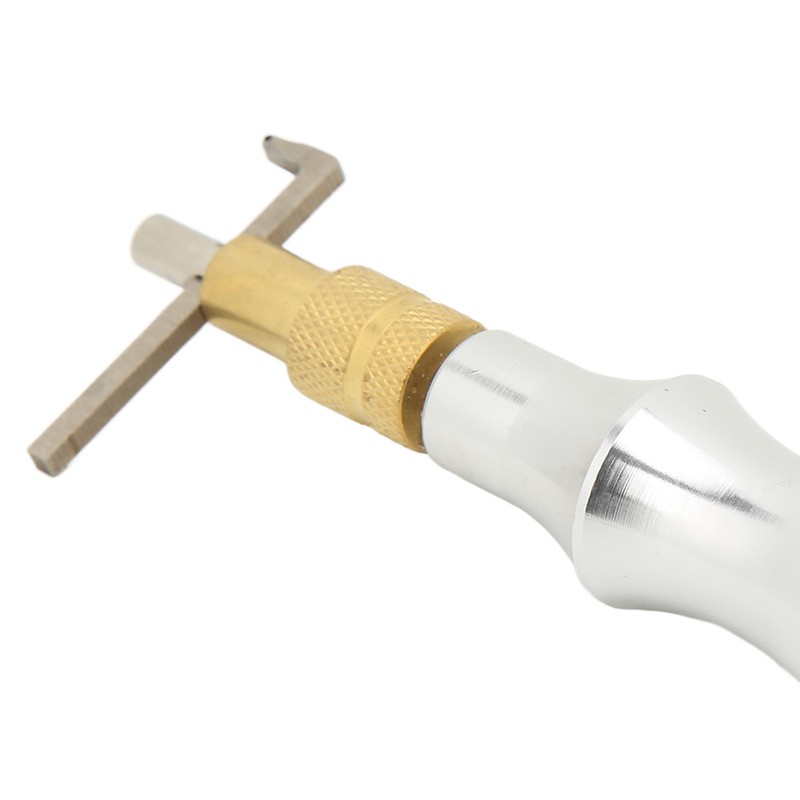 Leather Groover Professional Aluminum Handle Hand Made DIY Leather Craft