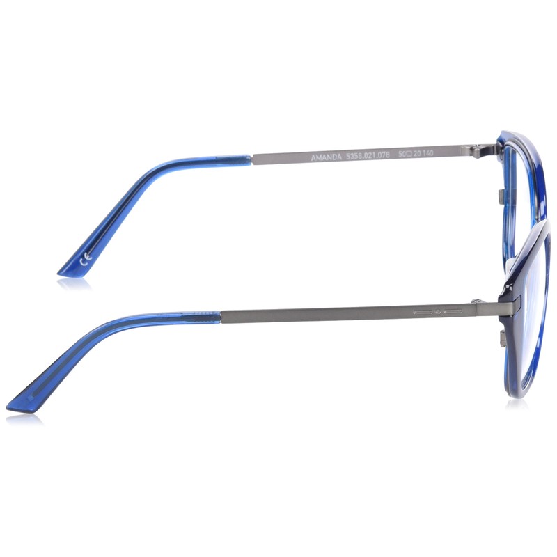 Italia Independent Men's Sunglasses, Dark Blue And Gun Metal