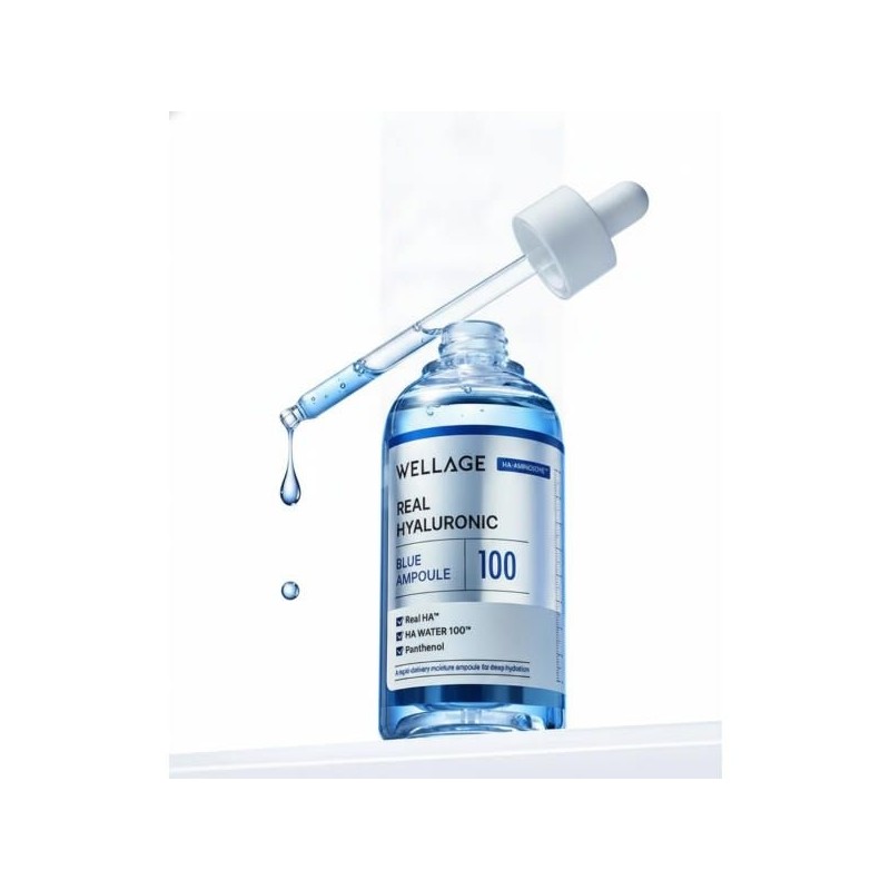 WELLAGE Real Hyaluronic Blue 100 Ampoule 100ml 1412339 / WELLAGE