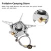 Foldable Camping Stove Light Weight Four Legged Design Safe Portable