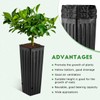 HANABASS 50Pcs 12 Inch Deep Tree Pots Flower Seedling Tall