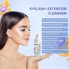 Vemofoper Lash Shampoo for Lash Extensions, Eyelash Extension Cleanser 60ml