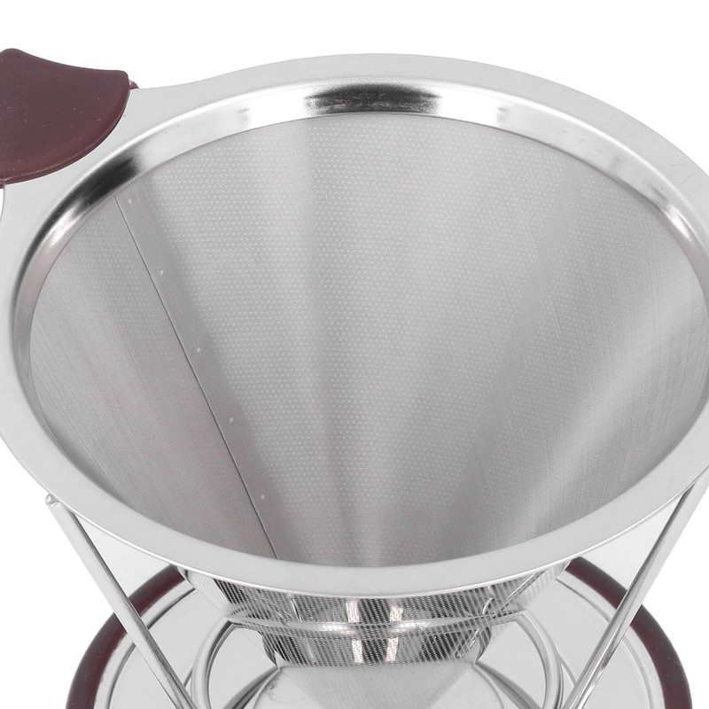 Reusable Coffee Dripper Stainless Steel Silicone Reusable Coffee Filter with