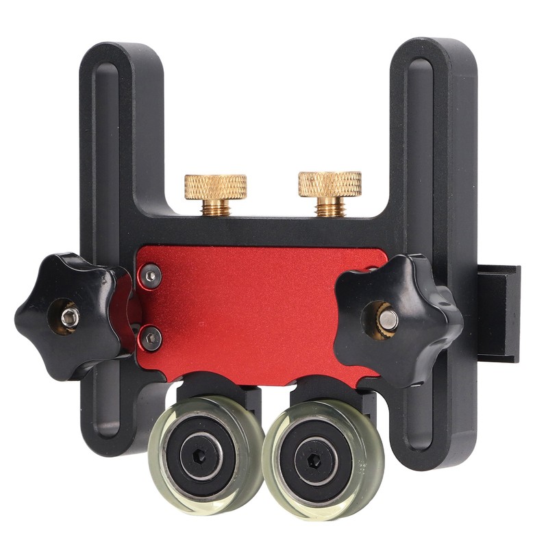 Table Saw Stock Roller Woodworking Double Wheel Sliding Feeding Guide