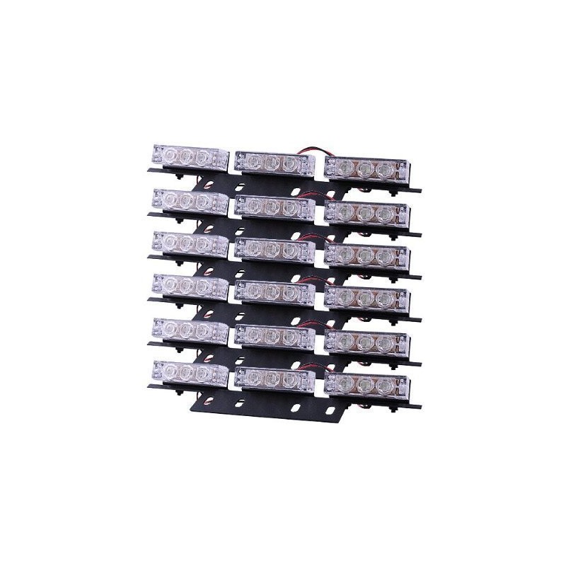B&F 54 X LED Emergency Vehicle Strobe Lights for Front