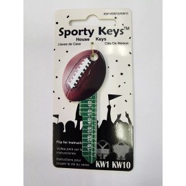 TD Rand Co Sporty Keys Football House Key Blank-KW1 KW10 KW11-FREE SHIPPING! B20