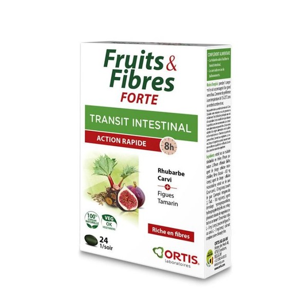 ORTIS Fruits & Fibres Forte comprimés, 24 tablets
