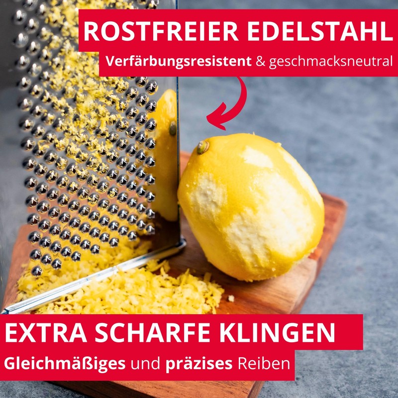 Westmark Grater, Stainless Steel, Silver, 15.7 x 10.6 x 8