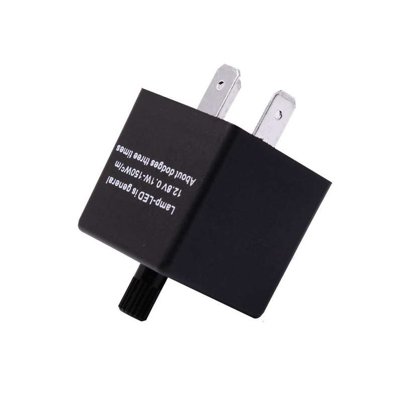 HUIQIAODS 12 V Flasher Relay 3 Pin Adjustable Indicator Relay