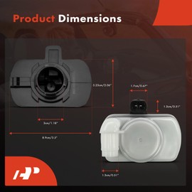 A-Premium Fuel Vapor Leak Detection Pump Compatible with Jeep Grand Cherokee WK2 2011-2019, Liberty KK 2008-2012 & Dodge Durango, Nitro, Ram 1500 & Fiat 500 500L & Chrysler & Ram, Replace# 4861959AA