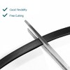Protector de Borde Canal U PVC Negro 108 Pulgadas