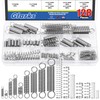 Glarks 128pcs Stainless Steel Extension Springs with Double Hook Sets