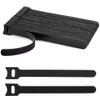 POPSFL Magic Cable Ties Black, 5.9 inches (150 mm), 100