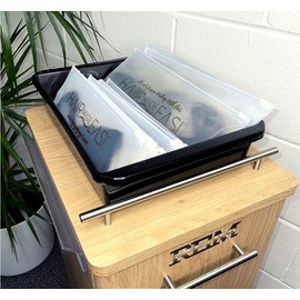 GLAMSA - Hair Extension Storage Pouch - Plastic Zip-lock Seal Storage - Protection Case Set for Women Hair (MEDIUM)