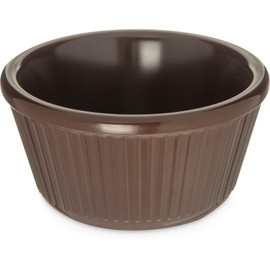 Carlisle FoodService Products Plastic Ramekins, Sauce Bowl For Catering, Kitchen, Restaurant, 4 Ounces, Chocolate