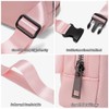Riñonera unisex con correa ajustable, Rosa, 8.5 inches, Elegante riñonera