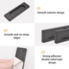 MOROBOR Self-Stick Rectangular Sliding Door Pulls, 2pcs Aluminum Alloy Flush