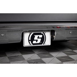 Speedway Motors Billet Aluminum License Plate Holder with Light, 12V Illumination, Universal Fit, 12.375" Width, Sturdy Construction