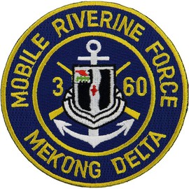 Mobile Riverine Force Mekong Delta Patch Full Color