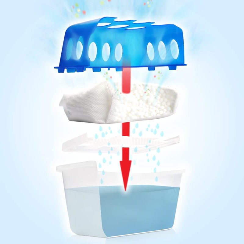 Stimo 4 x Dehumidifier Box with 8 Refill Packs, Room