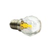 2W E12 Globe Crystal Candelabra LED Bulbs Daylight White 6000K