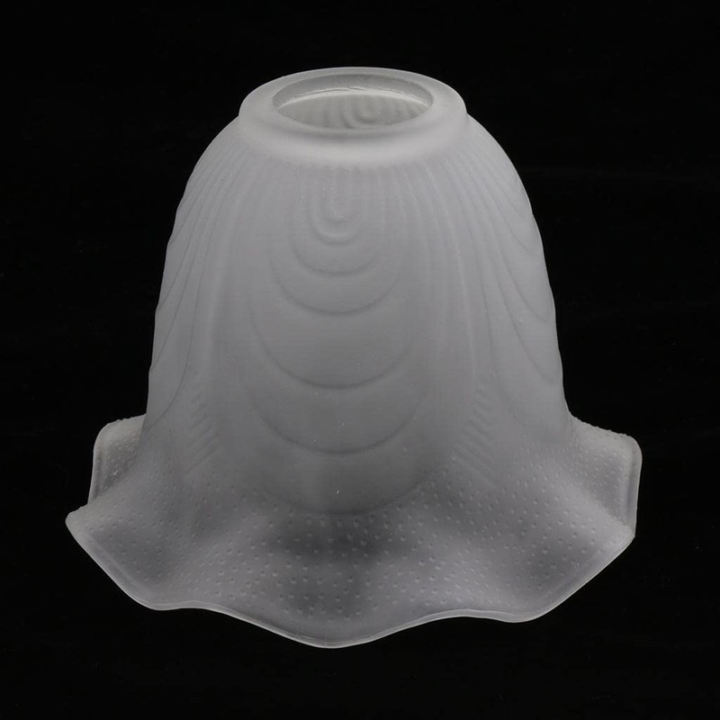 SM SunniMix Frosted Floral Replacement Chandelier Fan Shades #1