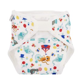 ImseVimse Organic All in One Reusable Cloth Diaper (Circus, P (5.5-11 lbs))