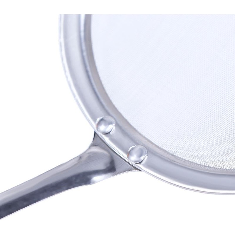 1Pc Stainless Steel Fat Skimmer Spoon, Fine Mesh Strainer Filter