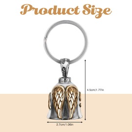 Guardian Bell Motorcycle, Biker Bell, Motorcycle Bell Lucky Charm Keyring, Guardian Angel Motorcycle, Biker Bell, Biker Bell, Motorcycle Bell, Motorcycle Bell, Motorcycle Bell for Ebike, Mountain Bike