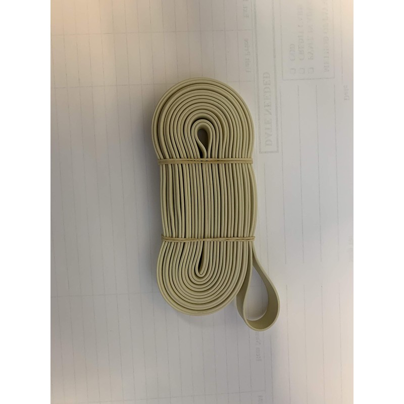 Generic Off White Adult Casket Flag Band for Military Funerals