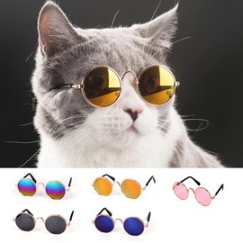 AFXOBO 5Pcs Cool Pet Cat Small Dog Costume Fashionable Party Cute Pet Accessories Props Gift