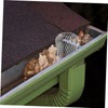 ORFOFE 8pcs Downspout Filter Gutter Guards Aluminum Leaf Strainers for
