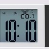 Digital Bathroom Clocks Simple LCD Electronic Alarm Clock Waterproof Shower