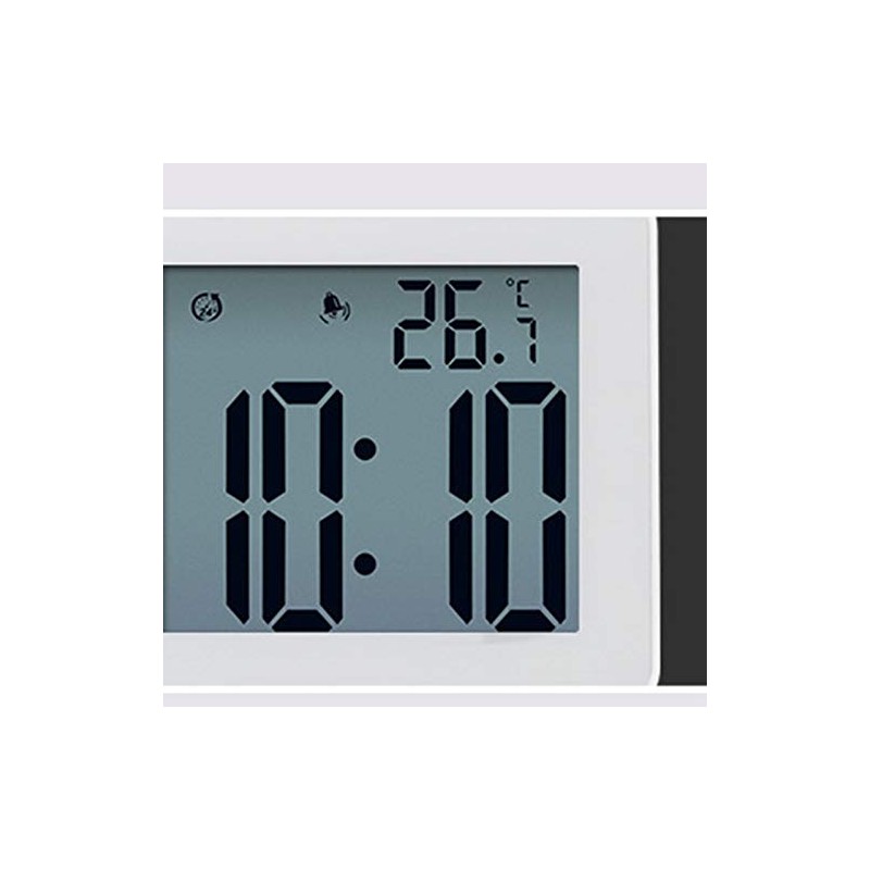Digital Bathroom Clocks Simple LCD Electronic Alarm Clock Waterproof Shower