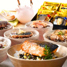 Island People Ochazuke Seafood Set of 6 Types, Large Grit, Gourmet Gift, Household Celebration, Gift, Popular, Ranking