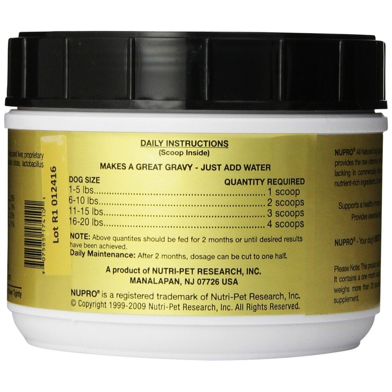 Nutri-Pet Research Nupro Dog Supplement, Small Breed, 1-Pound