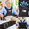 Adjustable Wheelchair Torso Support Vest for Adults – Black Positioning